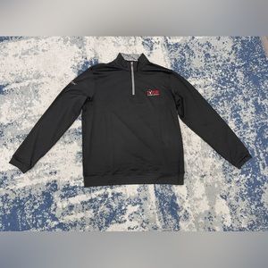 Barstool Golf Men's The Tour Championship 1/4 Pullover Black Size Small